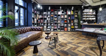 Parquet flooring with Dubai shop Dubai