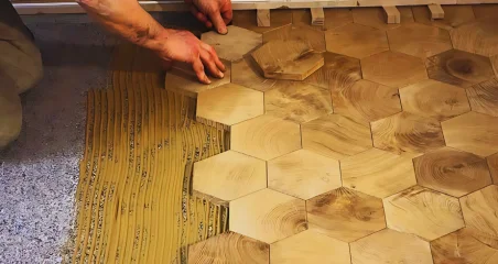 Wooden Tile Flooring Dubai