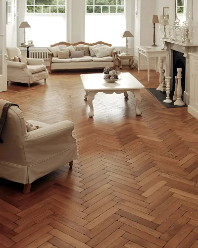 living room parquet flooring Dubai