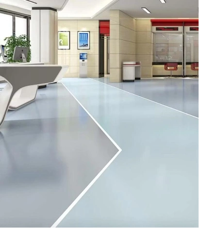 "Anti-slip hospital flooring Dubai"
