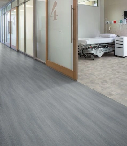 Anti-static flooring for hospitals and healthcare facilities