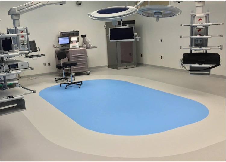"Antibacterial hospital flooring Dubai"