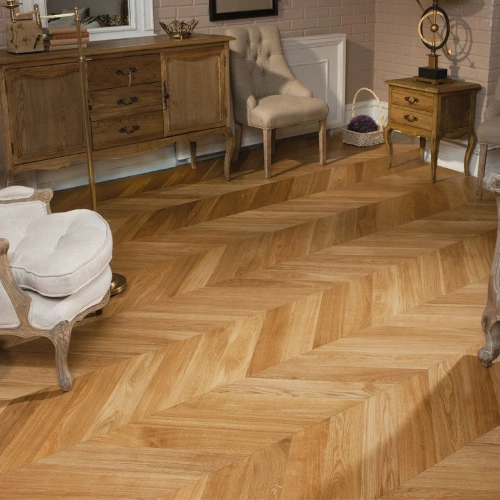 "Chevron parquet wood flooring Dubai"