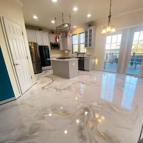 Epoxy flooring for commercial and home kitchens