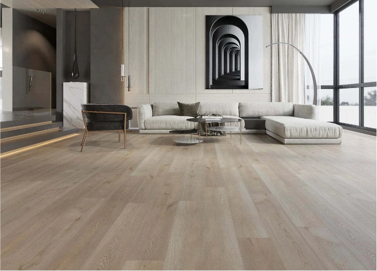 "High gloss SPC flooring Dubai"