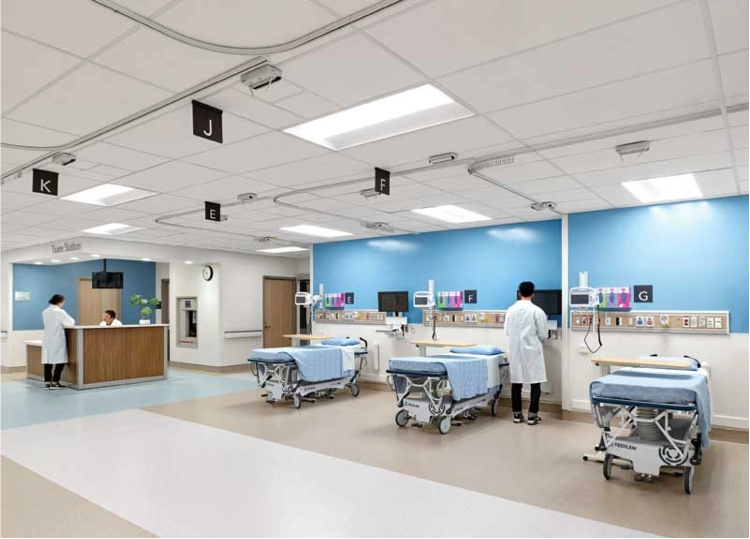 "High-performance hospital flooring Dubai"