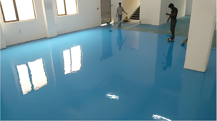 "High-performance self-leveling flooring Dubai"