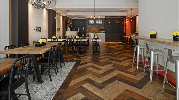"High-quality hotel vinyl flooring Dubai"