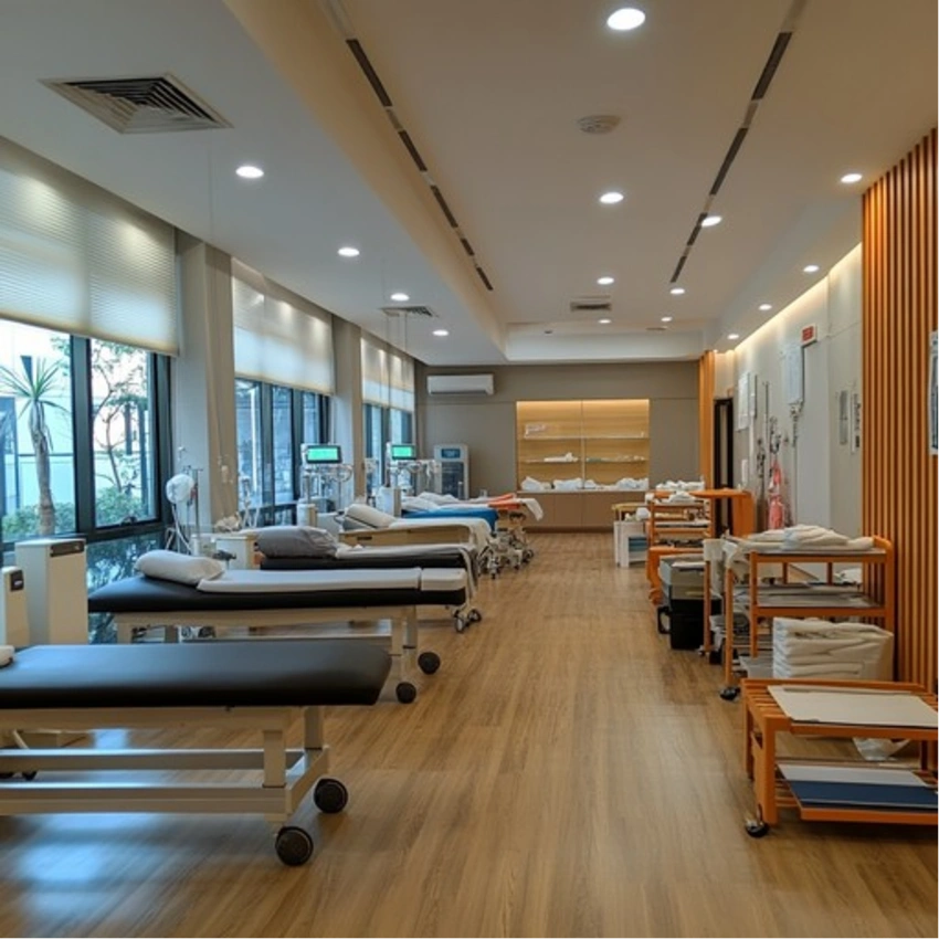 Hospital flooring for modern healthcare interiors