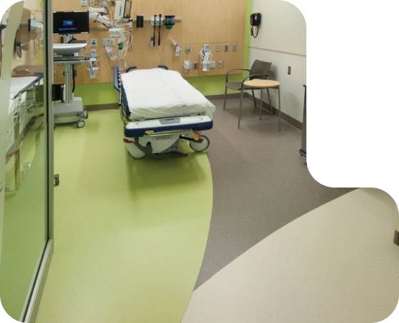 "Hospital flooring Dubai"