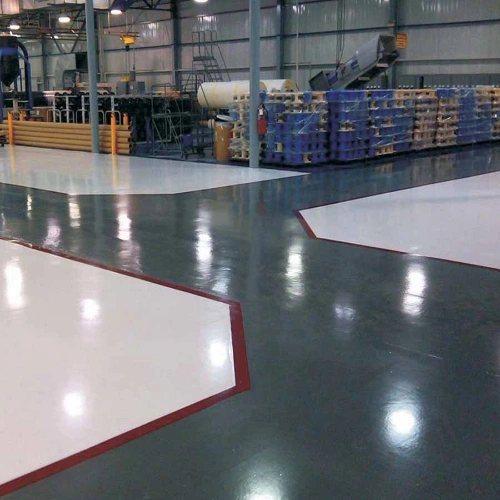 "Industrial self-leveling flooring Dubai"