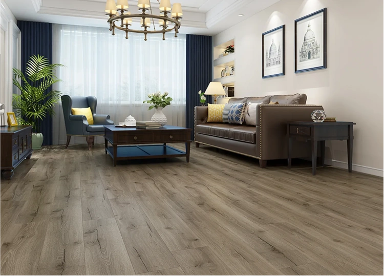 "Light maple SPC flooring Dubai"