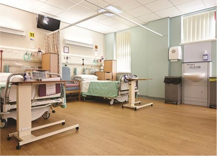 Luxury hospital flooring for modern medical centers