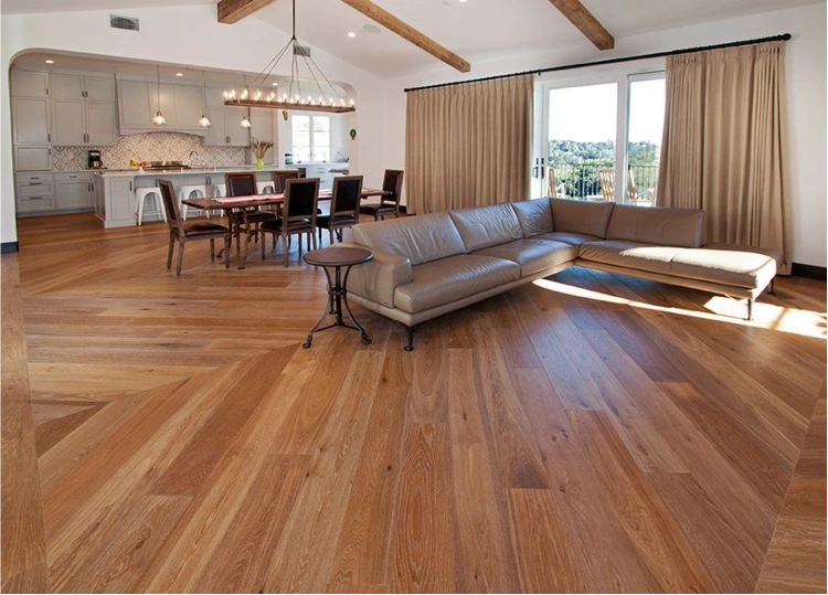 "Natural teak semi solid flooring Dubai"