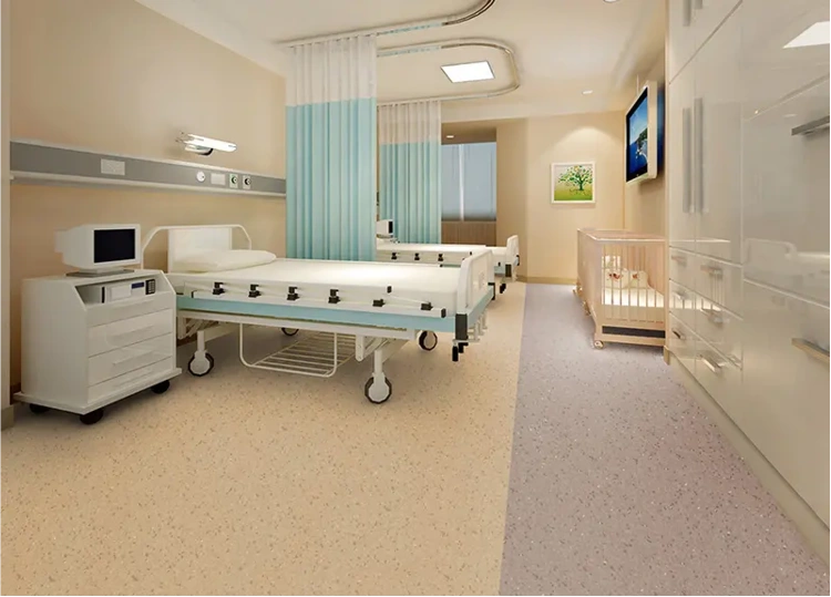 "Non-slip hospital flooring Dubai"