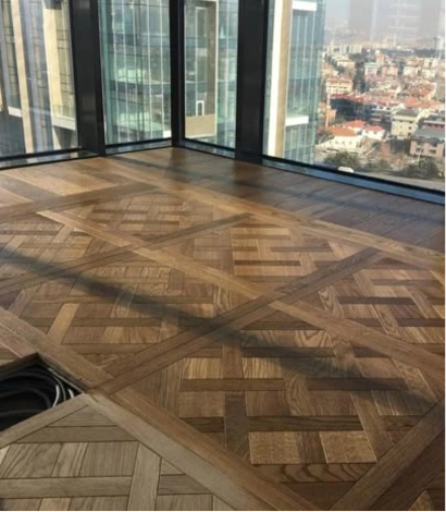 "Panel design parquet flooring Dubai"