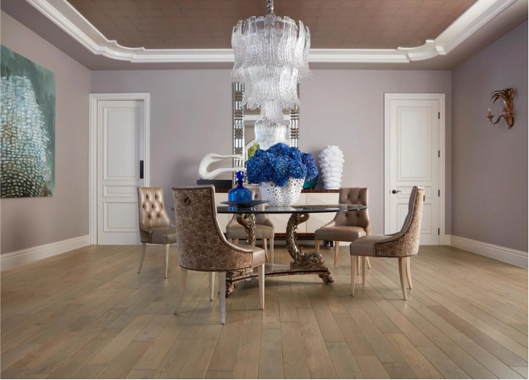 "Premium ash semi solid flooring Dubai"