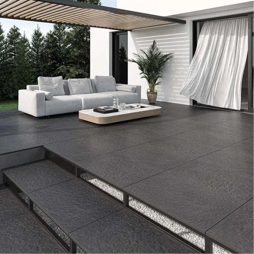 High-quality outdoor flooring installed on a Dubai terrace