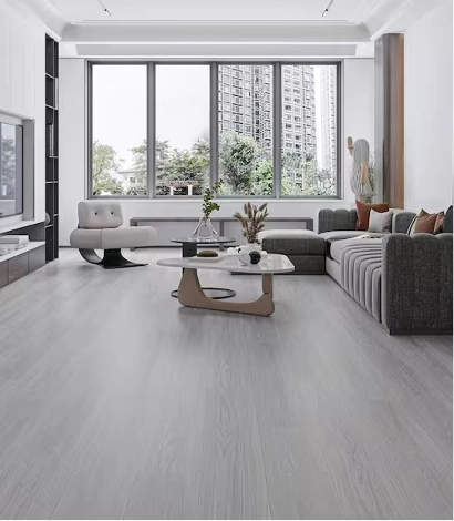 "Textured grey laminate flooring Dubai"