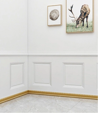 Decorative wall skirting board