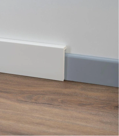 Diagonal patterned PVC skirting