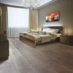 LVT Tile Mocca brown flooring