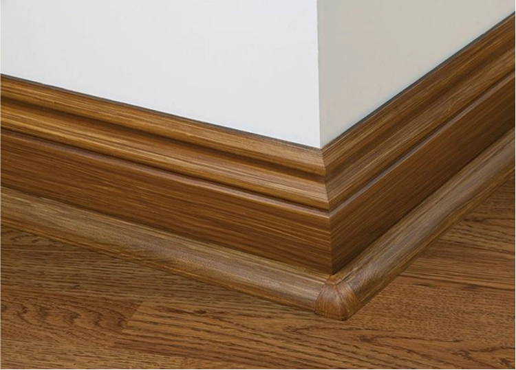 Natural timber edge skirting board