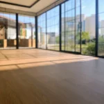 Waterproof oak vinyl tile flooring