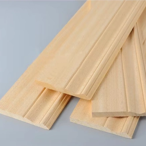 Solid wood sheet skirting board