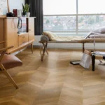 Traditional light oak oiled flooring