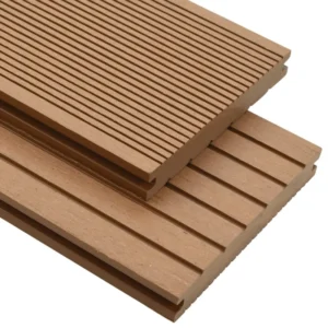 WPC Solid Decking Teak Wood