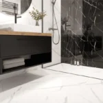 Premium Calacatta SPC flooring black