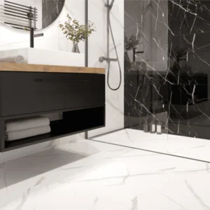 Premium Calacatta SPC flooring black