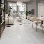 Self adhesive marble vinyl tiles