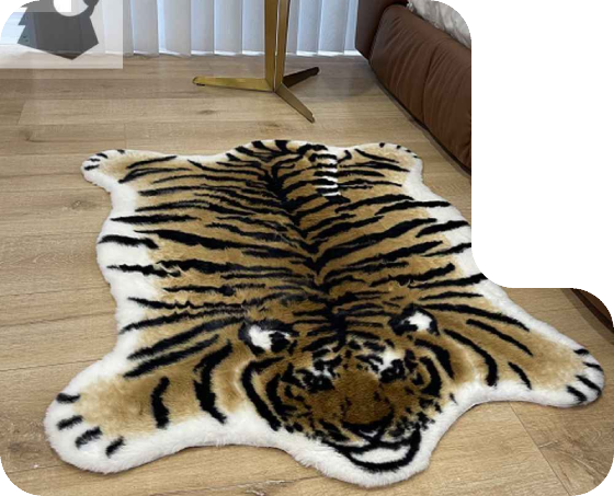 Best quality animal skin rugs Dubai