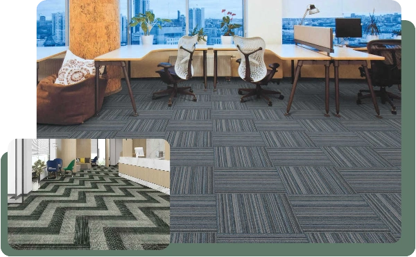 Custom carpet tiles supplier Dubai