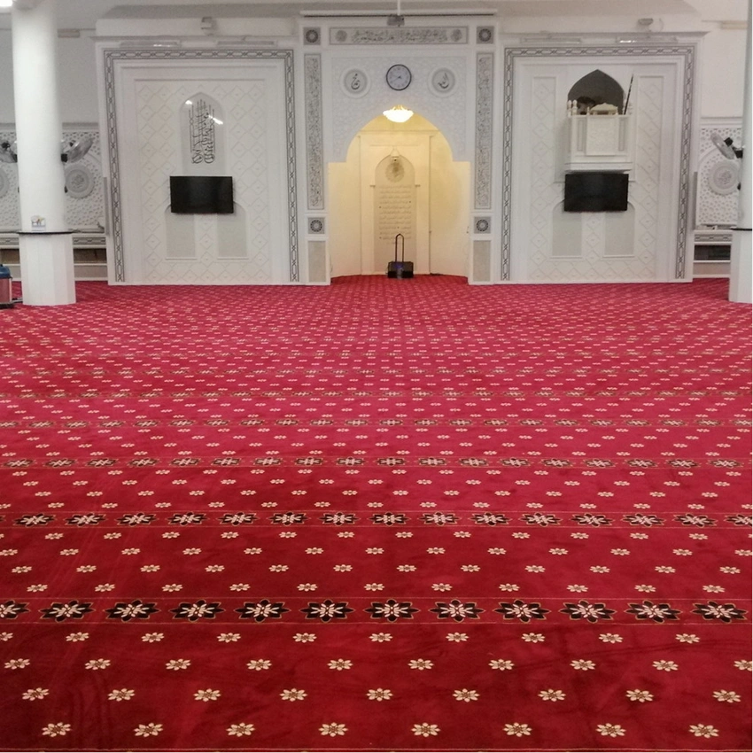 Mosque carpet installation Dubai