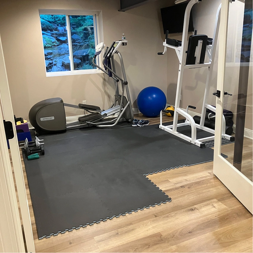 Gym floor mats installation service